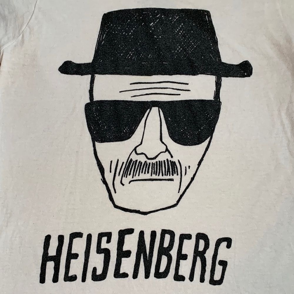 Breaking Bad “Heisenberg “ Graphic T-shirt XS White